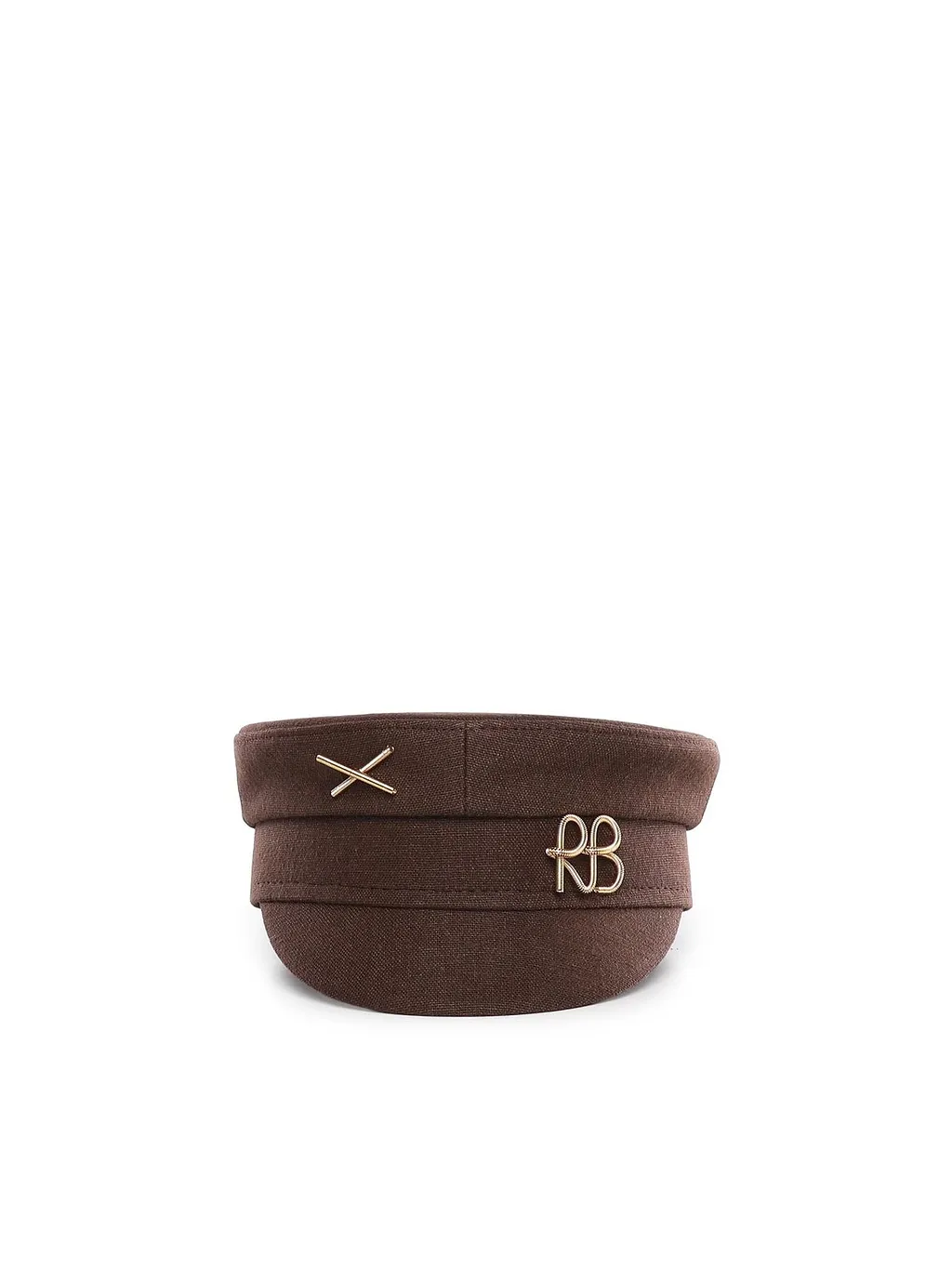 Logo Plaque Baker Boy Hat