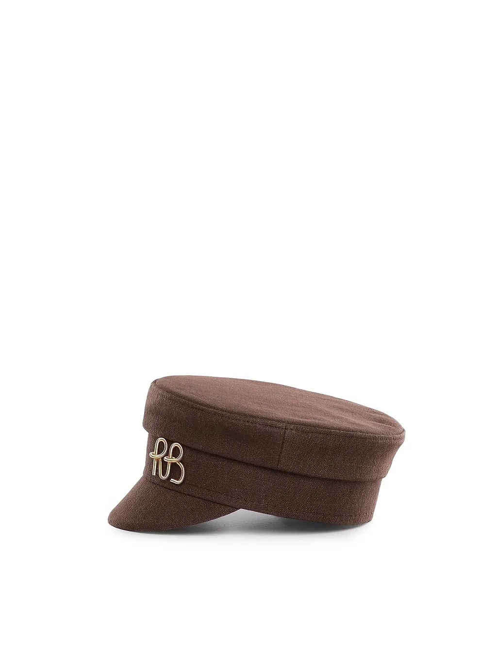Logo Plaque Baker Boy Hat