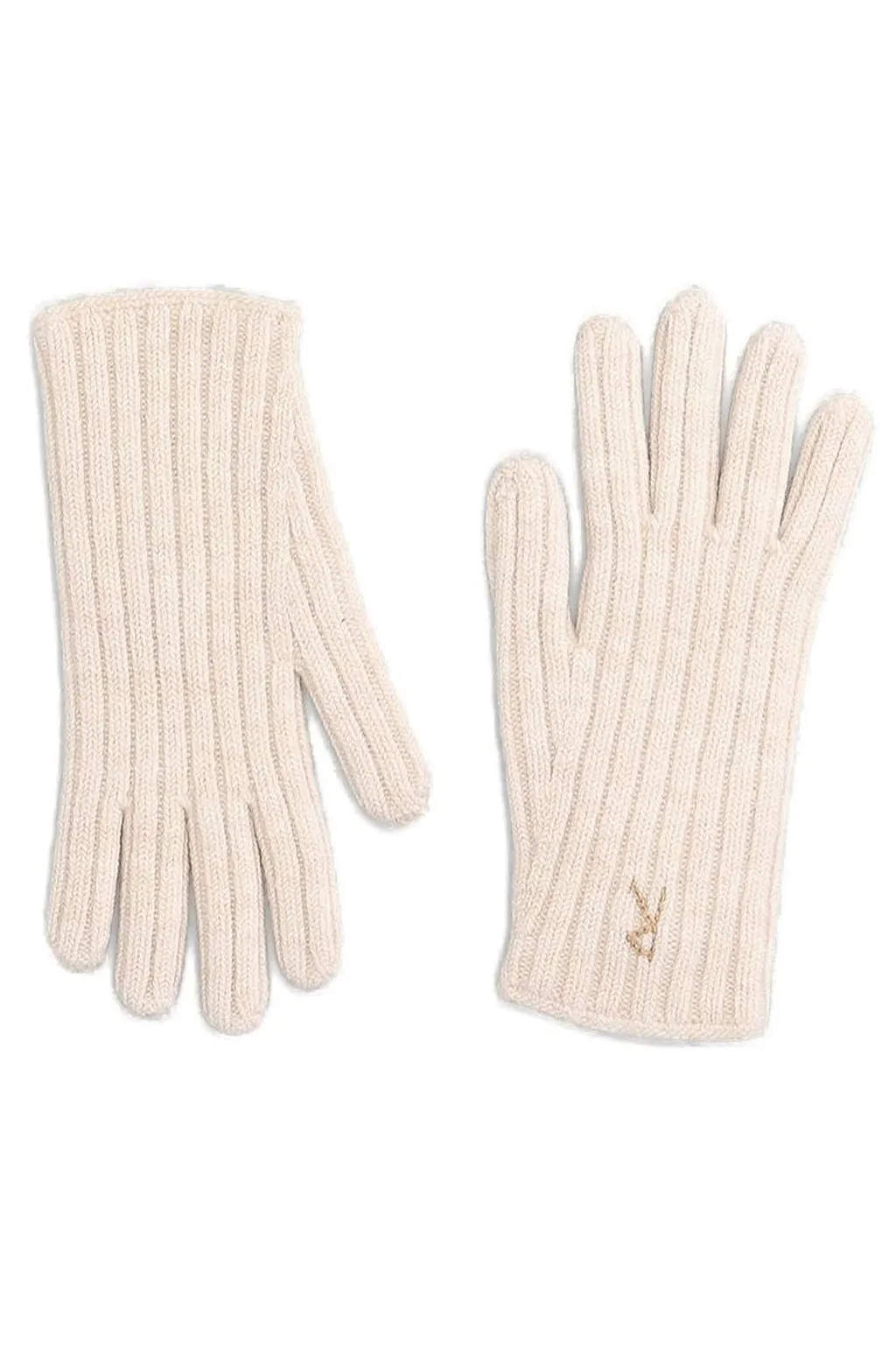 Ruslan Baginskiy Monogram Embroidered Five-Finger Gloves