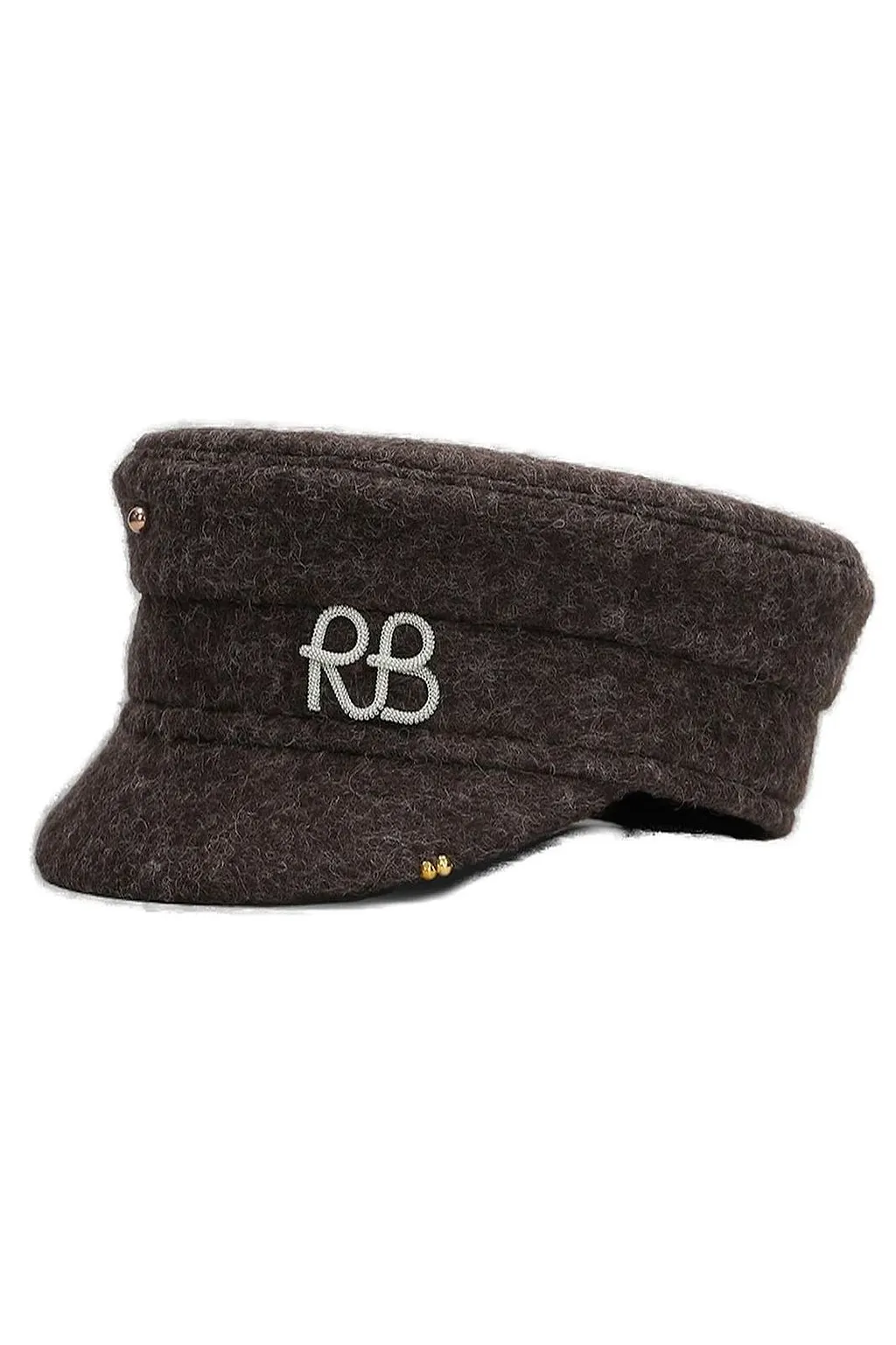 Ruslan Baginskiy Pierce Detailed Baker Boy Hat