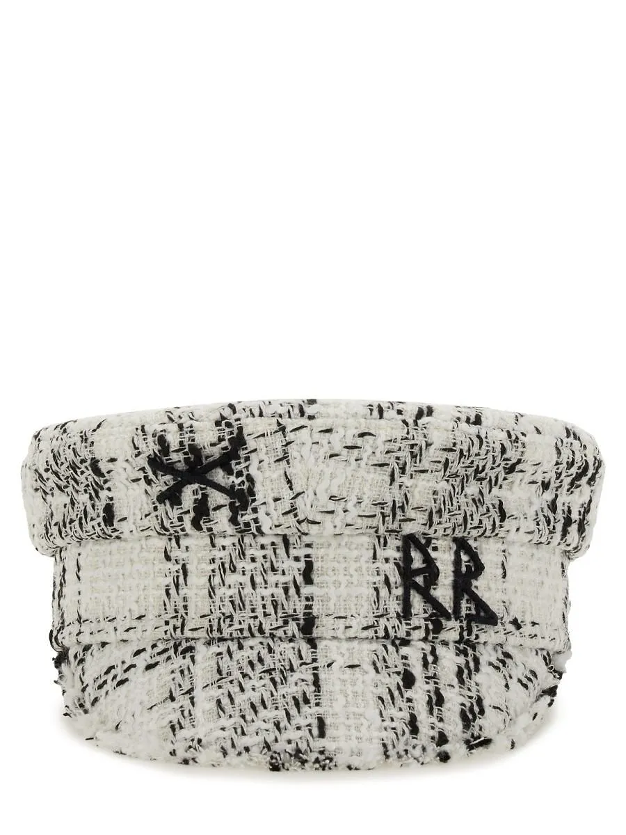 Ruslan Baginskiy Tweed Baker Boy Hat