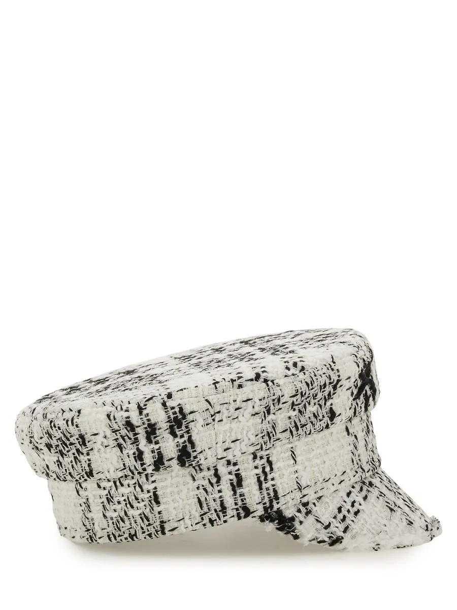 Ruslan Baginskiy Tweed Baker Boy Hat