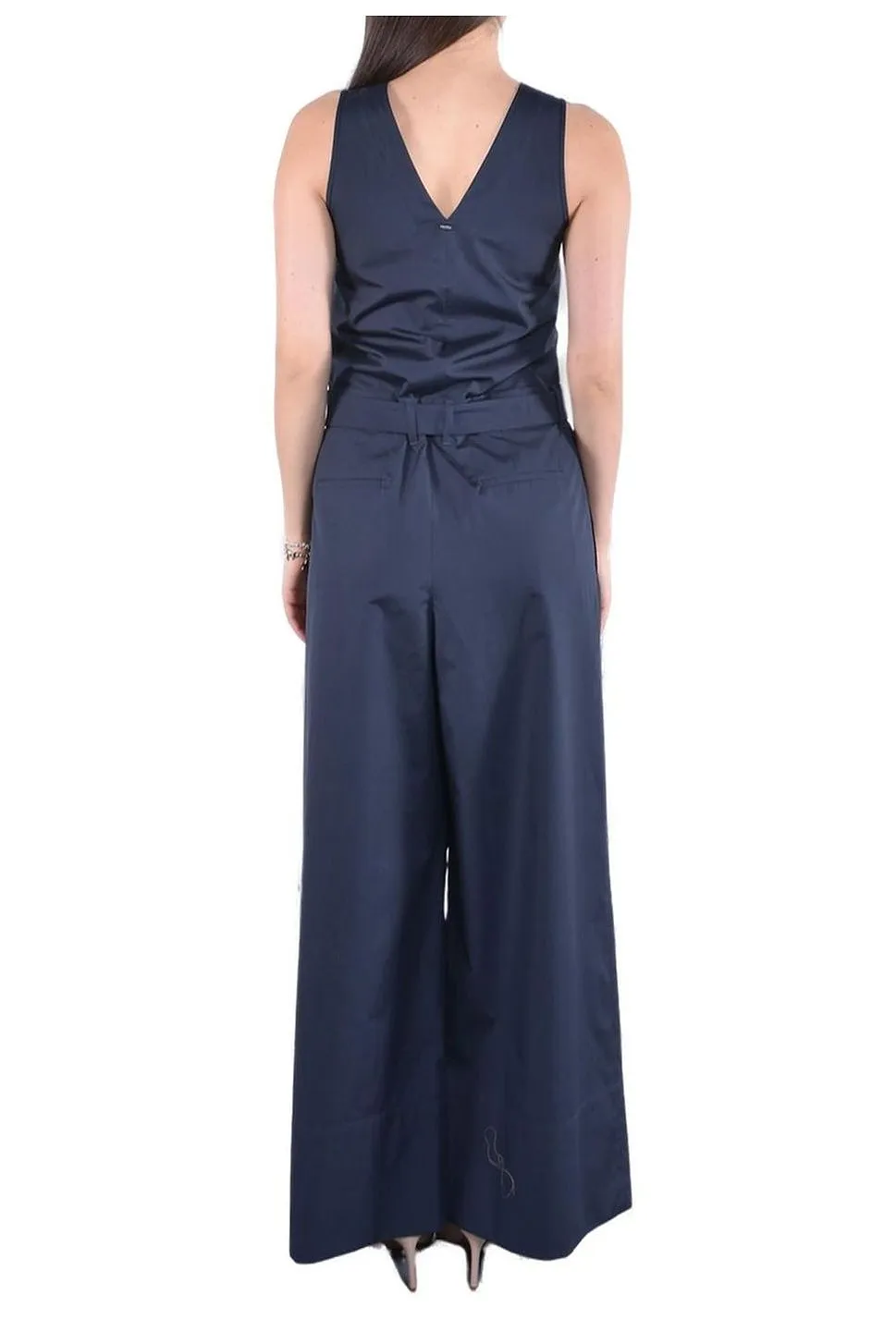 's Max Mara Centro Sleeveless Belted Jumpsuit