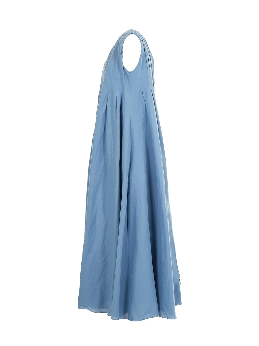 Piega V-Neck Pleated Sleeveless Dress