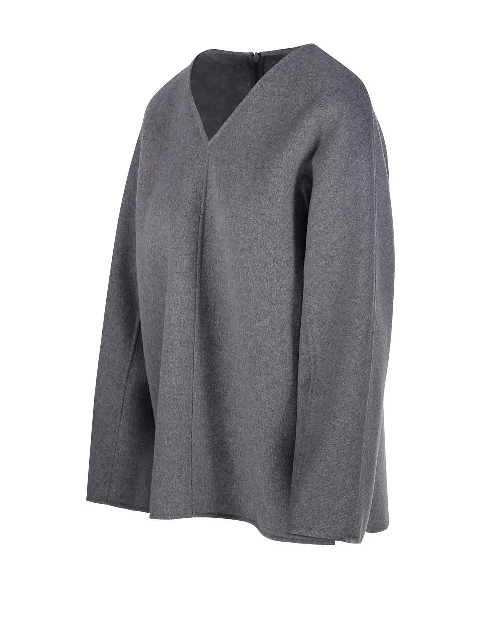 V-Neck Long-Sleeved Blouse