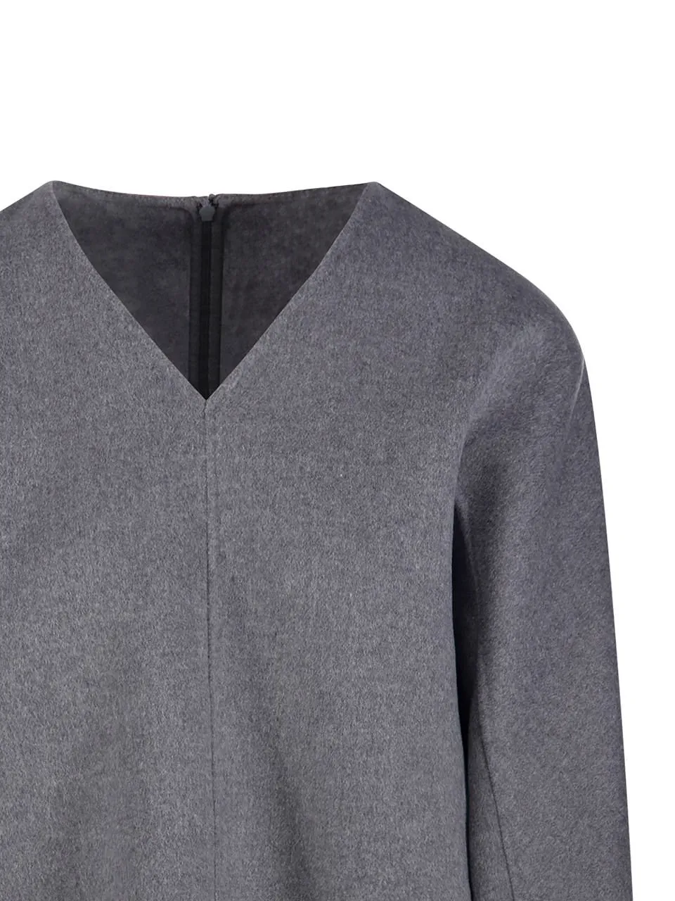 V-Neck Long-Sleeved Blouse