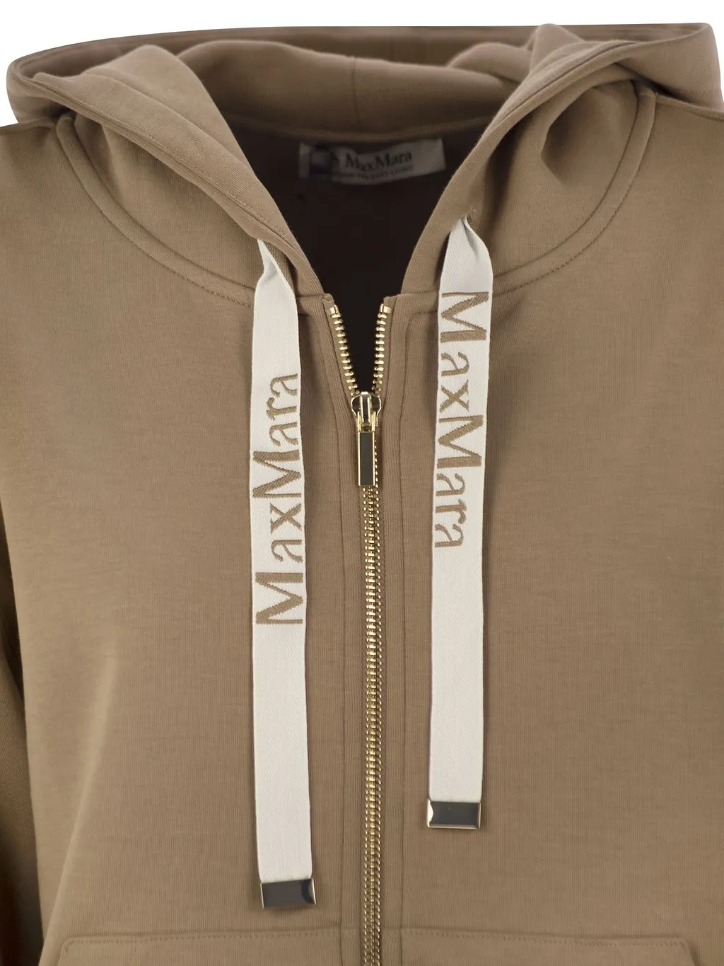 's Max Mara Jour Zip-Up Drawstring Hoodie