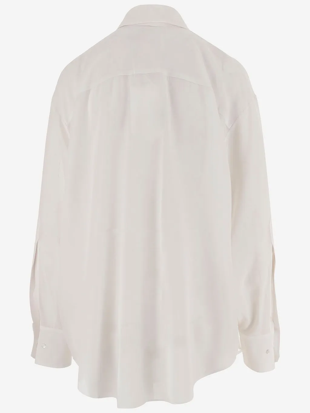 Sa Su Phi Bow-Collar Silk Shirt