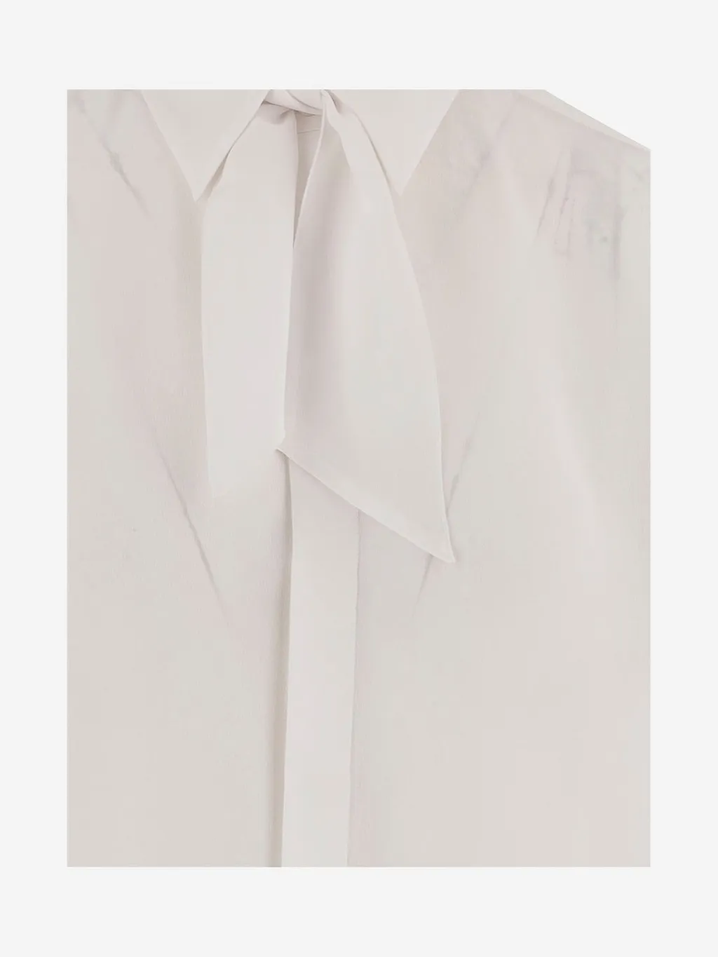 Sa Su Phi Bow-Collar Silk Shirt