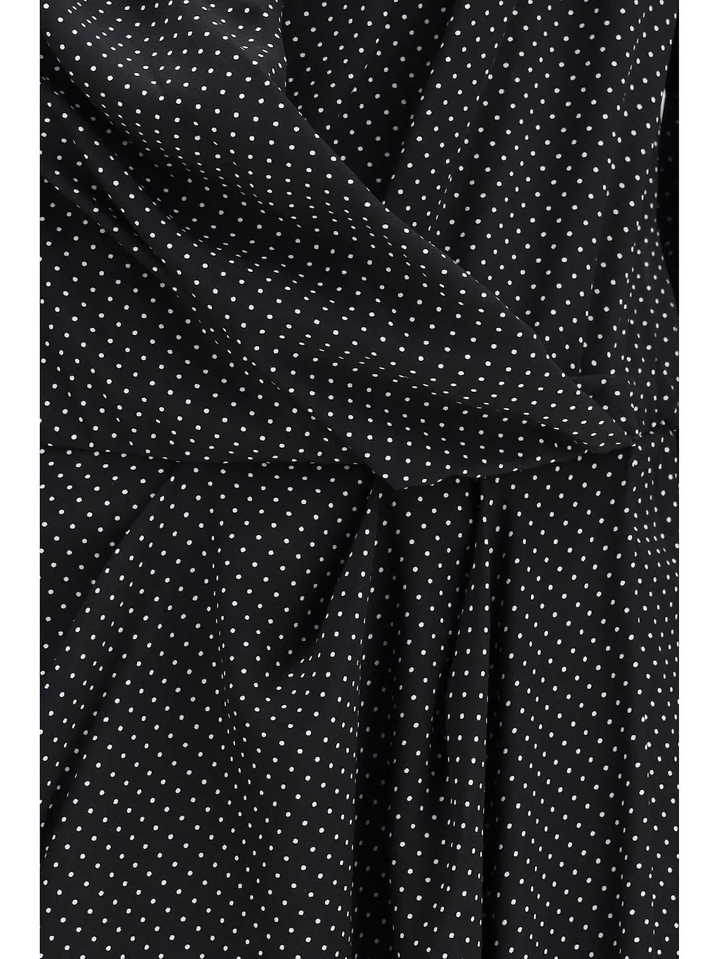 Sa Su Phi Criss Cross Polka-Dot Maxi Dress