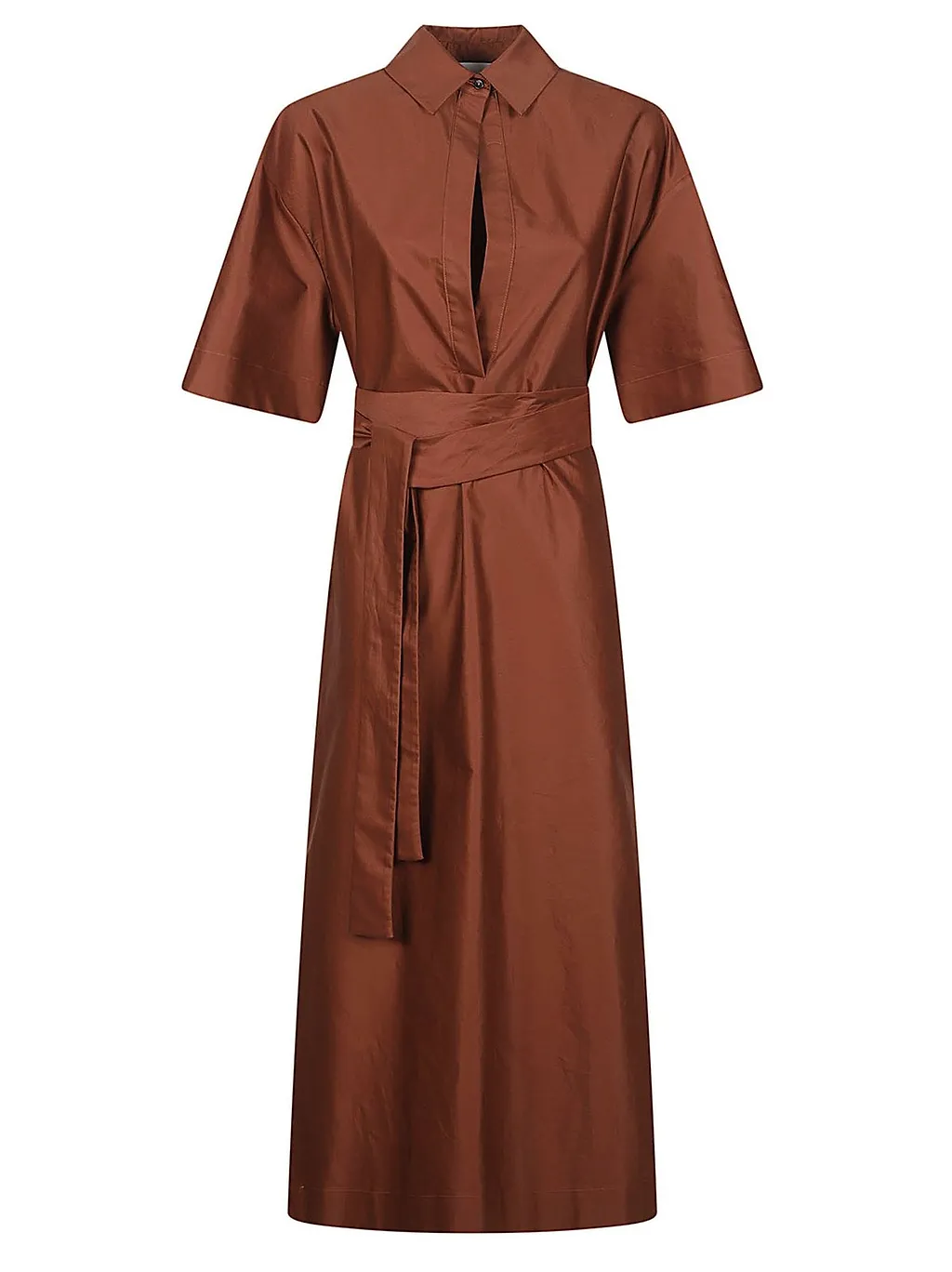 Francesca Belted Shirt Dress