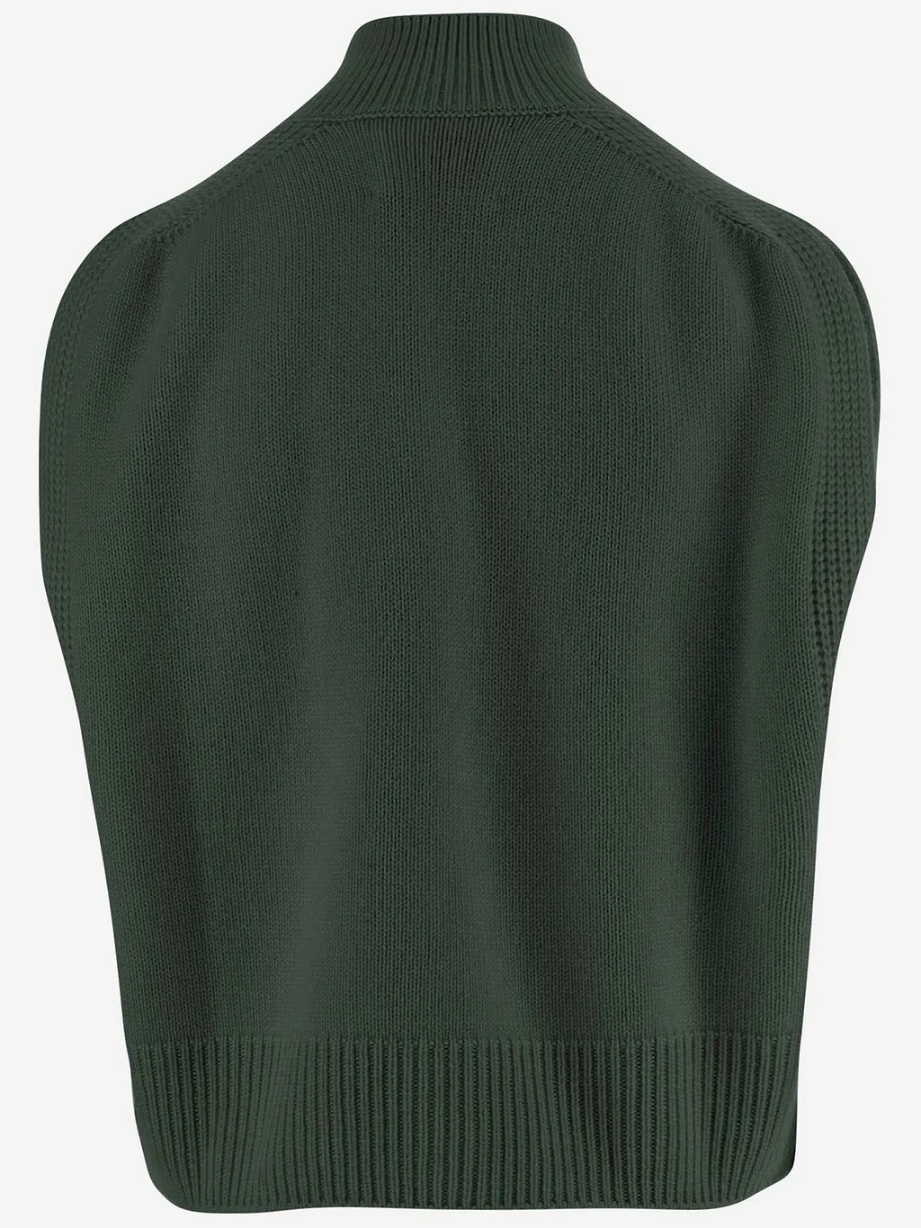 High Neck Sleeveless Knitted Top