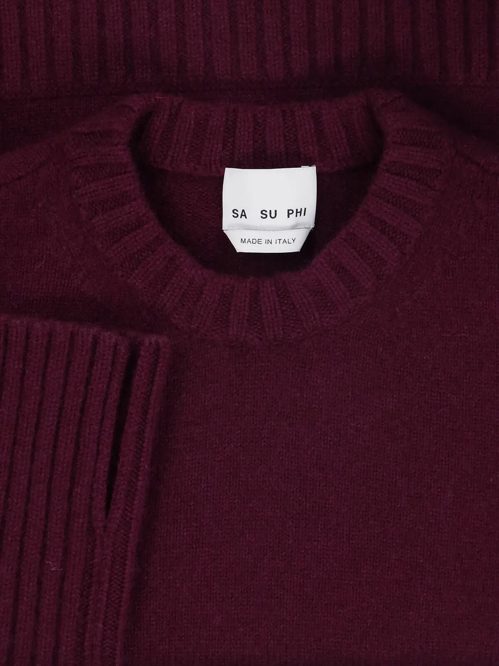 Sa Su Phi Ribbed Crew-Neck Sweater