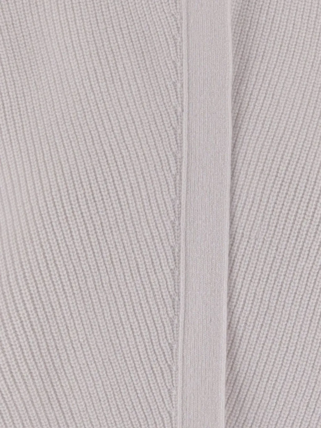 Ribbed High Neck Knitted Sweater