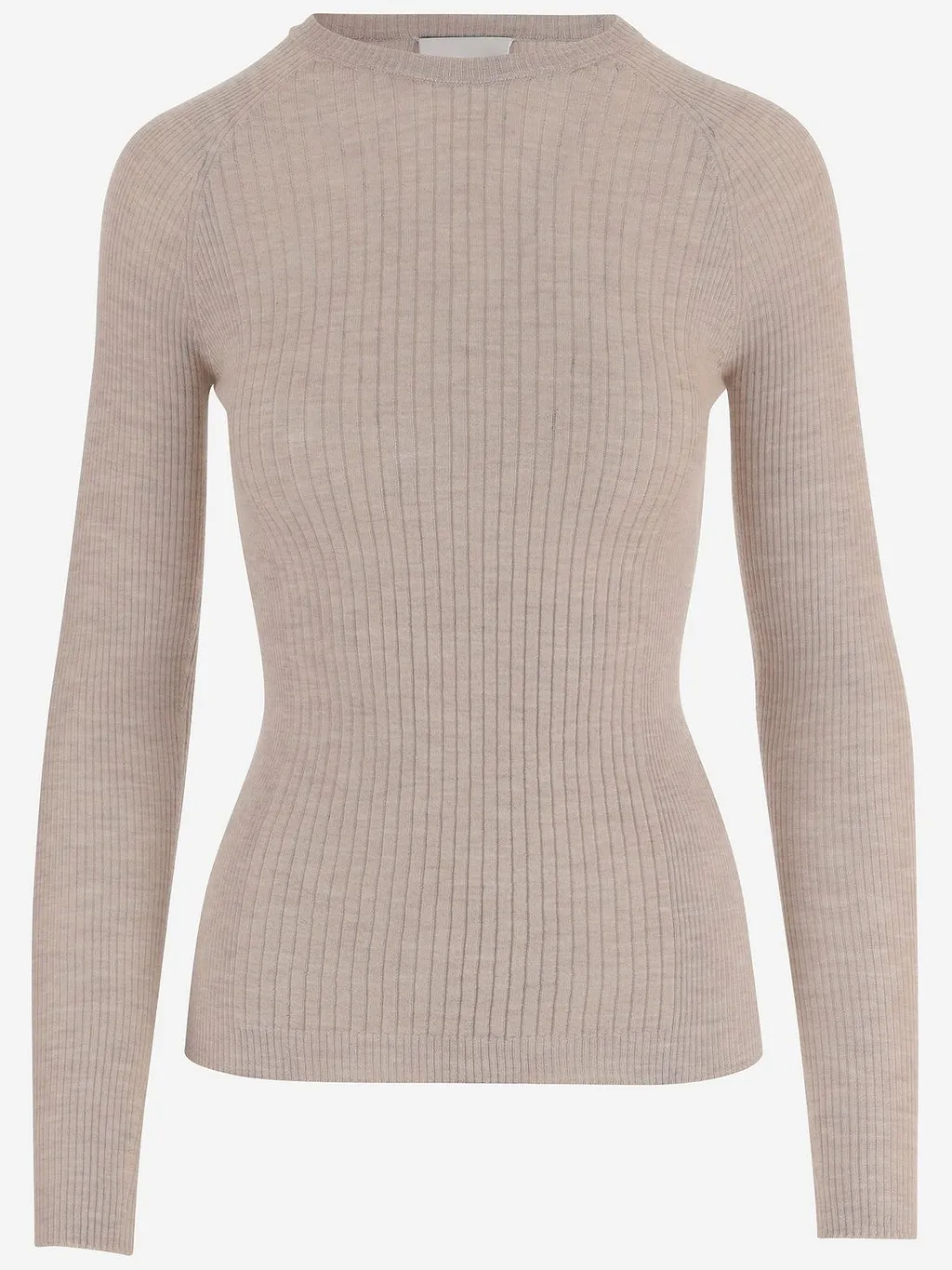 Sa Su Phi Ribbed Round-Neck Knitted Sweater