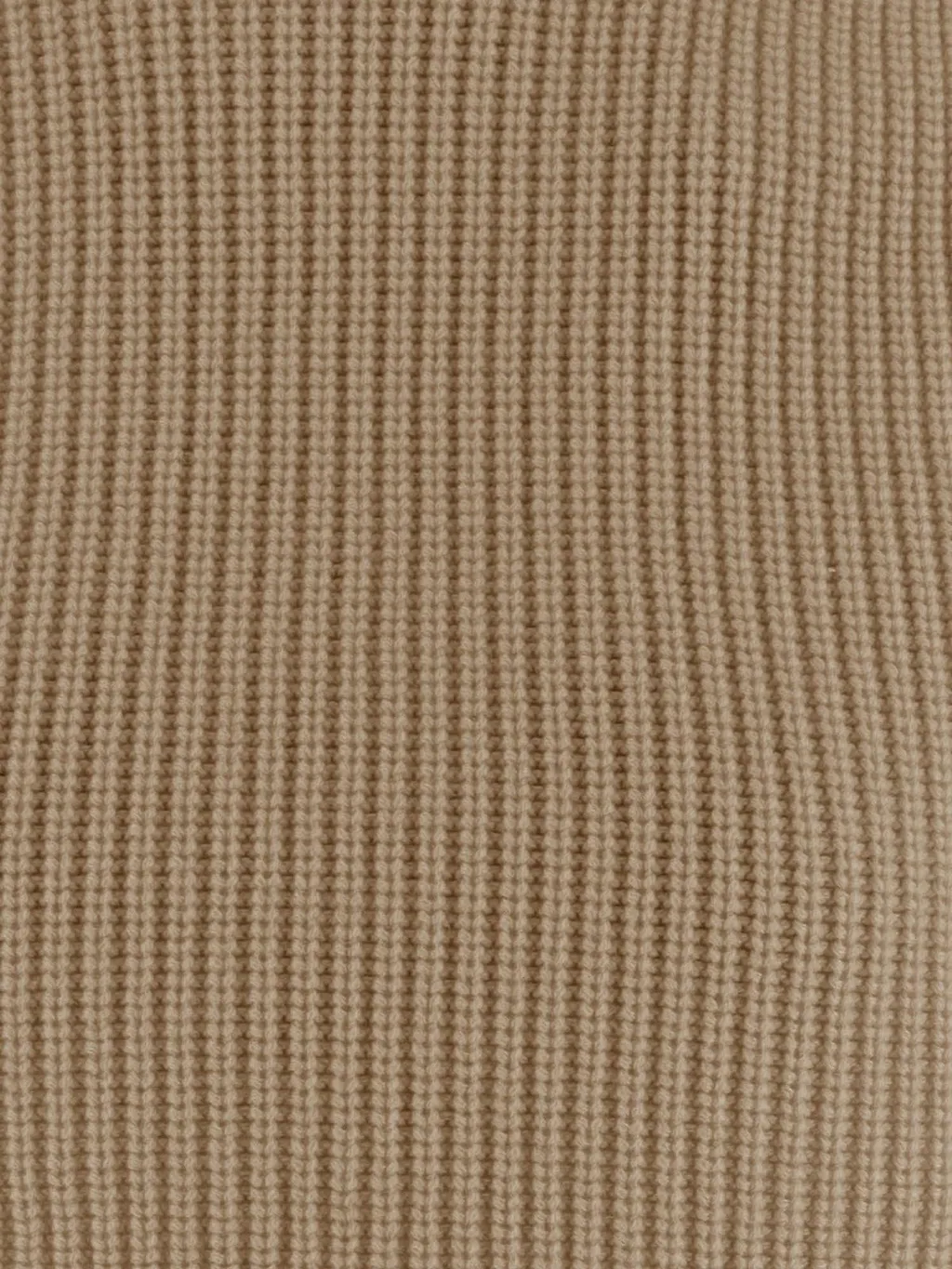 Ribbed Turtleneck Cape