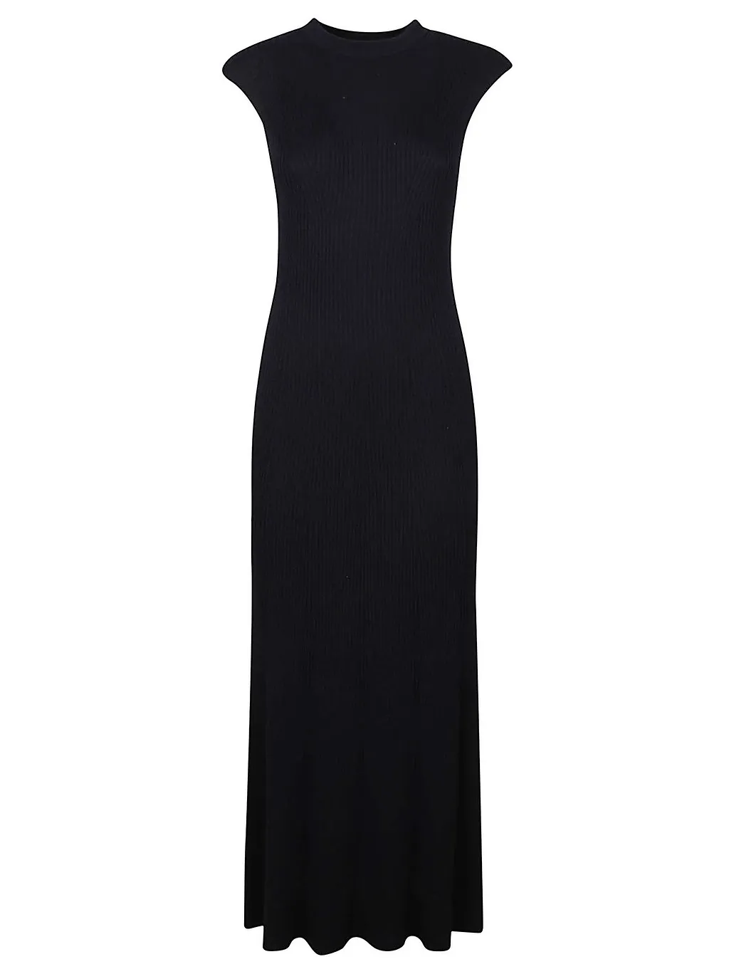 Ribbed Sleeveless Long Dress
