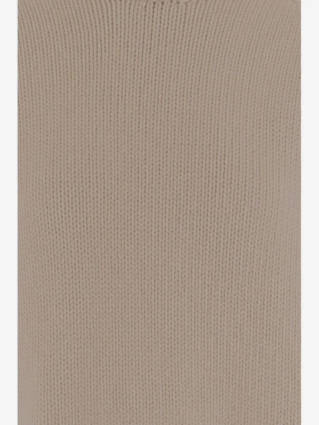 Ribbed Turtleneck Knitted Sweater