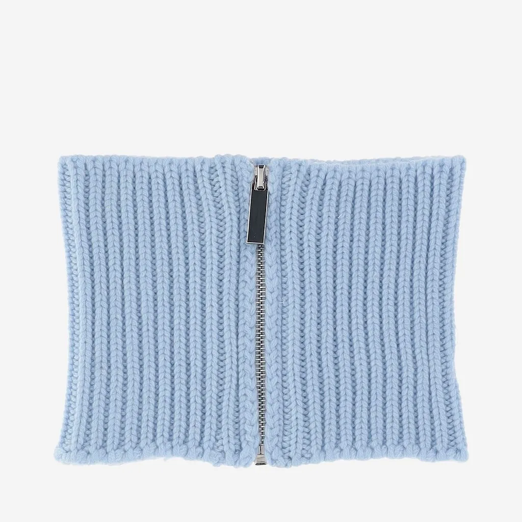 Ribbed Zip Neckwarmer