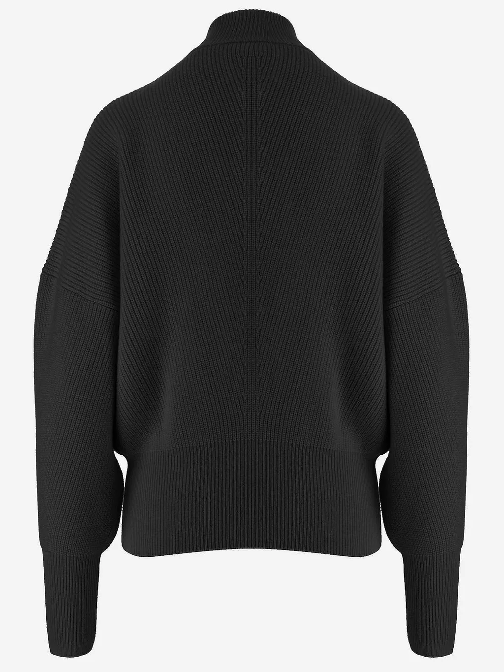 Sa Su Phi Ribbed Zip Knitted Sweater
