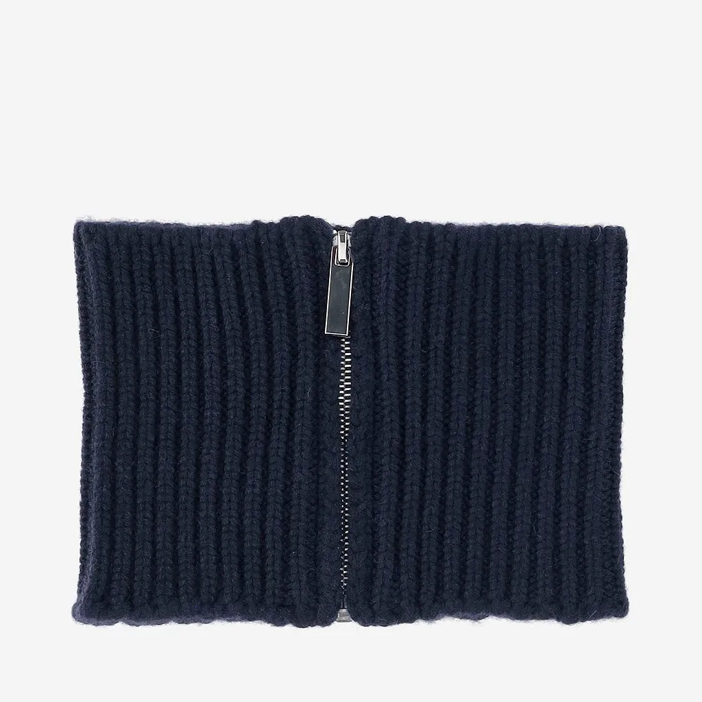 Ribbed Zip Neckwarmer