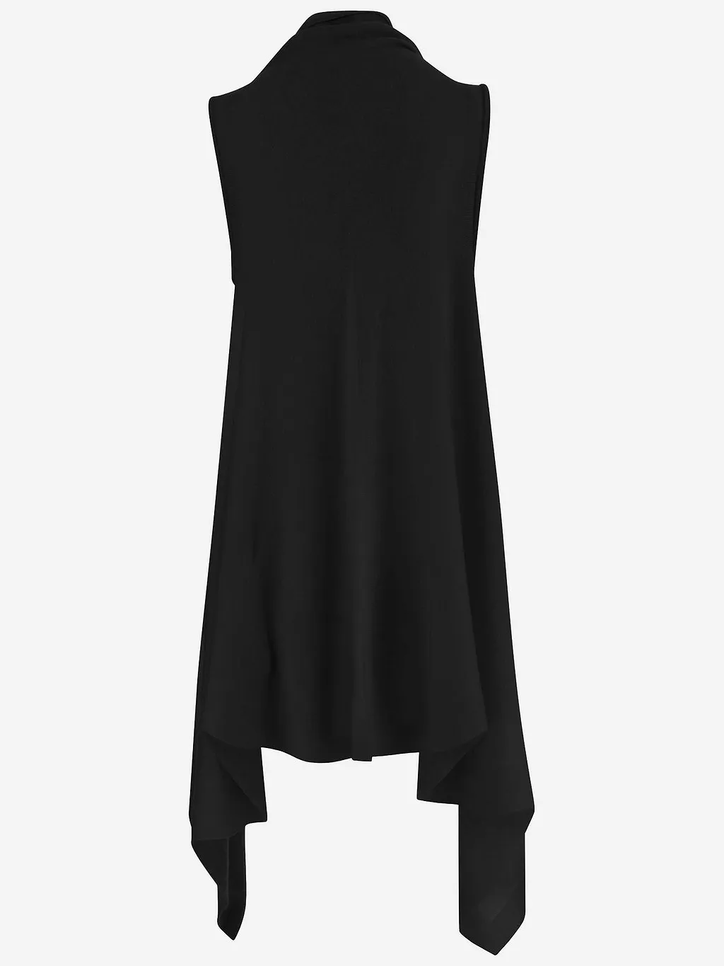 Sa Su Phi Sleeveless Open-Front Knitted Sweater