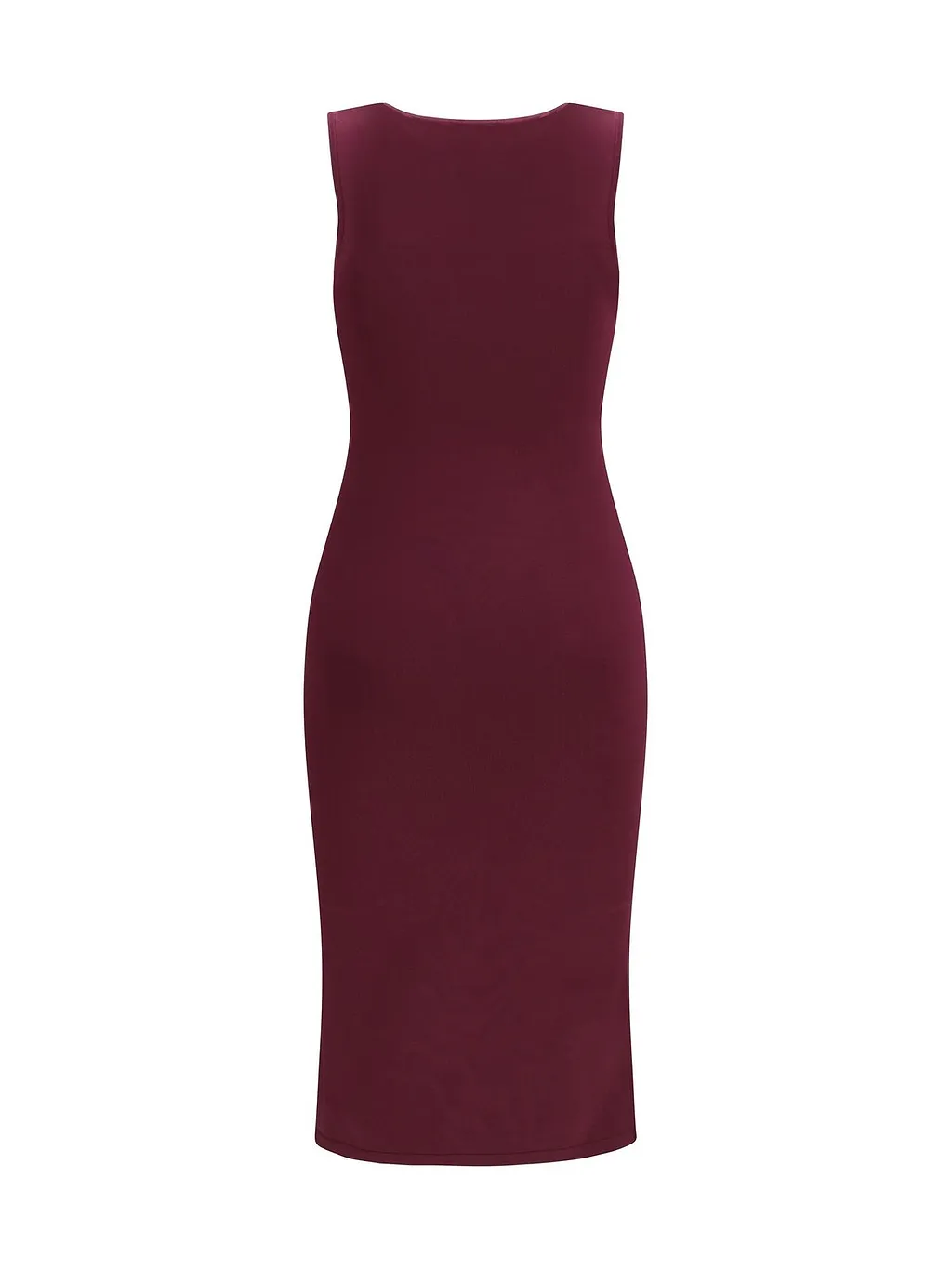Sleeveless Slim Long Silk Dress