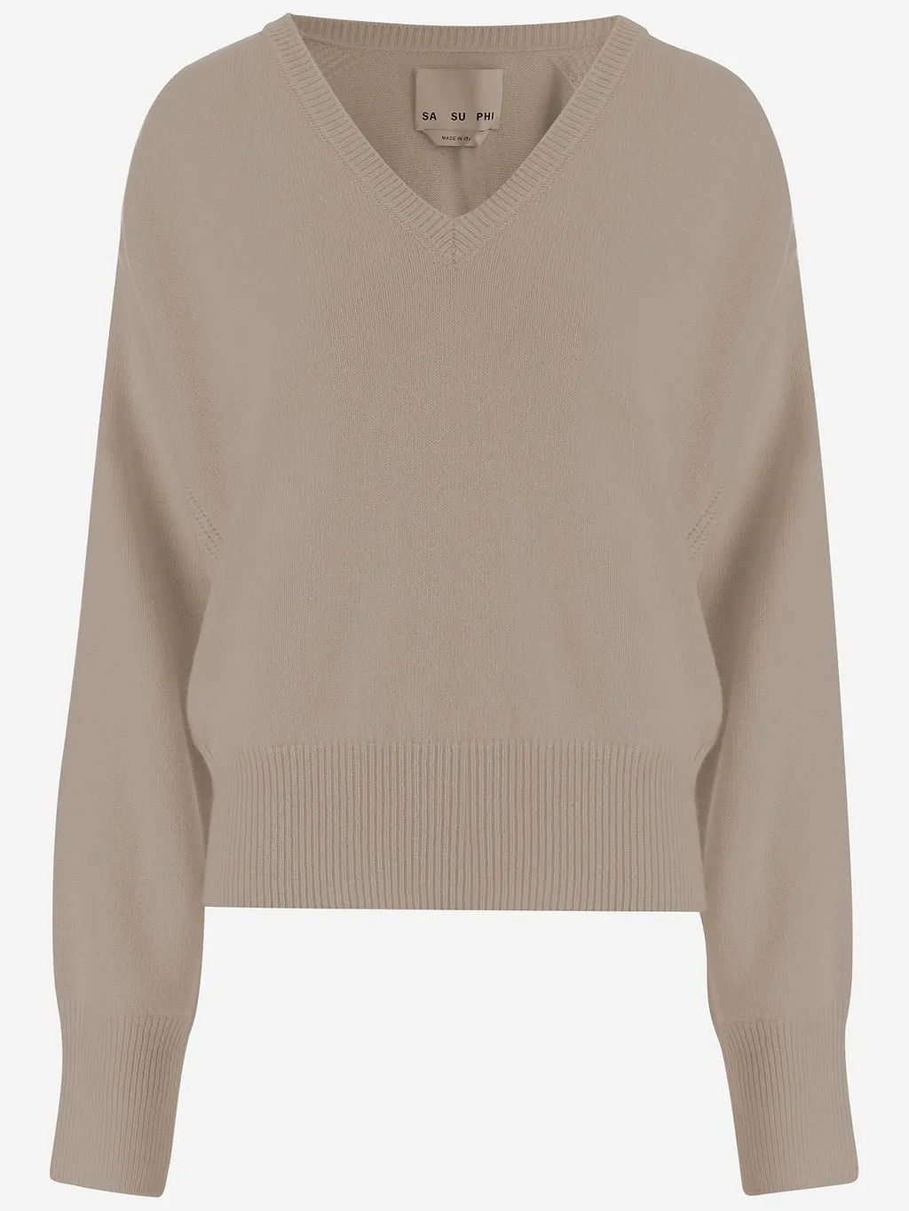 V-Neck Cashmere Knitted Sweater
