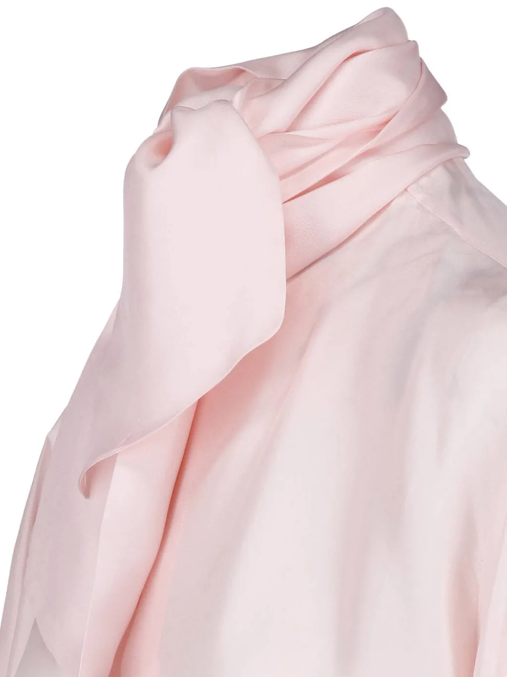 Sa Su Phi Tie-Neck Buttoned Top