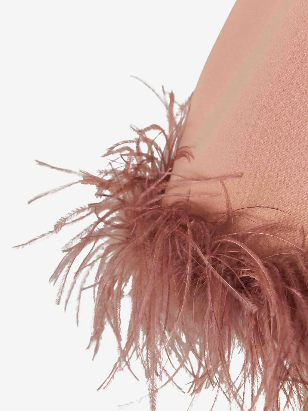 Feather-Trim Cape