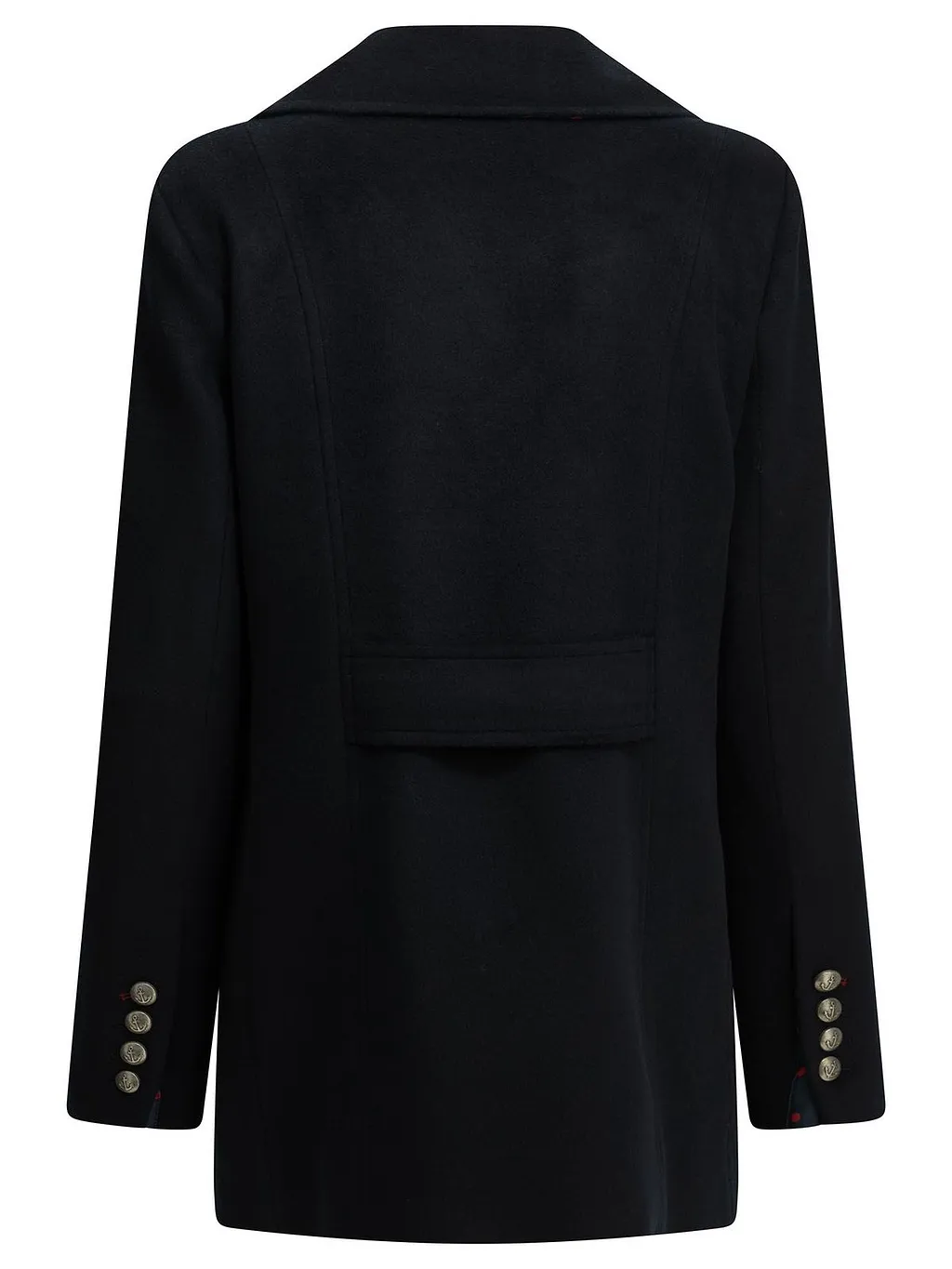 Saint James Double-Breasted Peacoat
