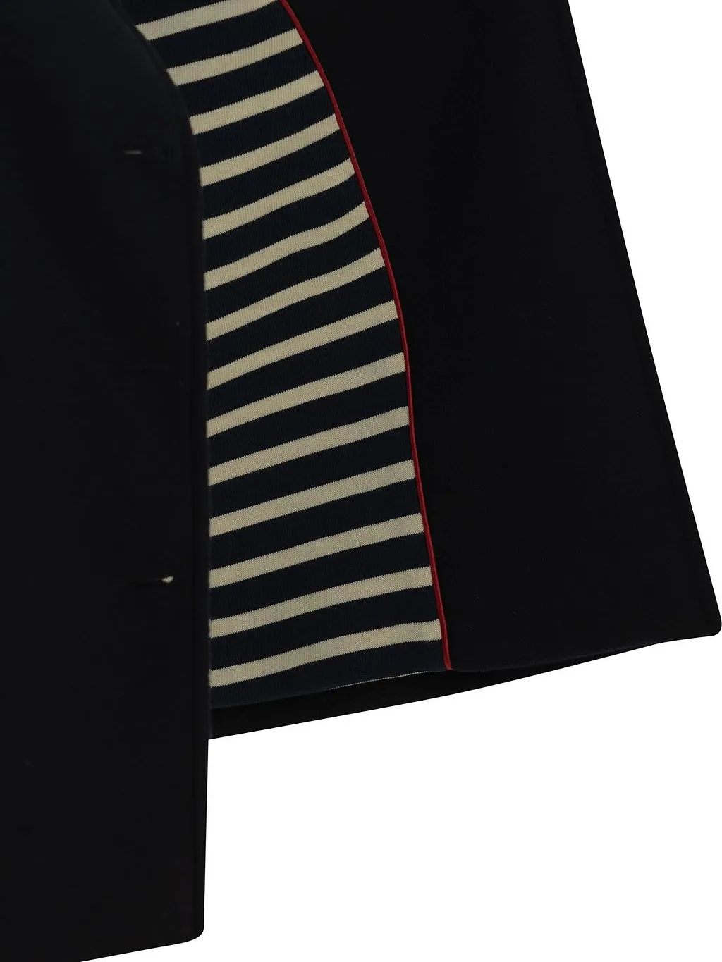 Saint James Double-Breasted Peacoat