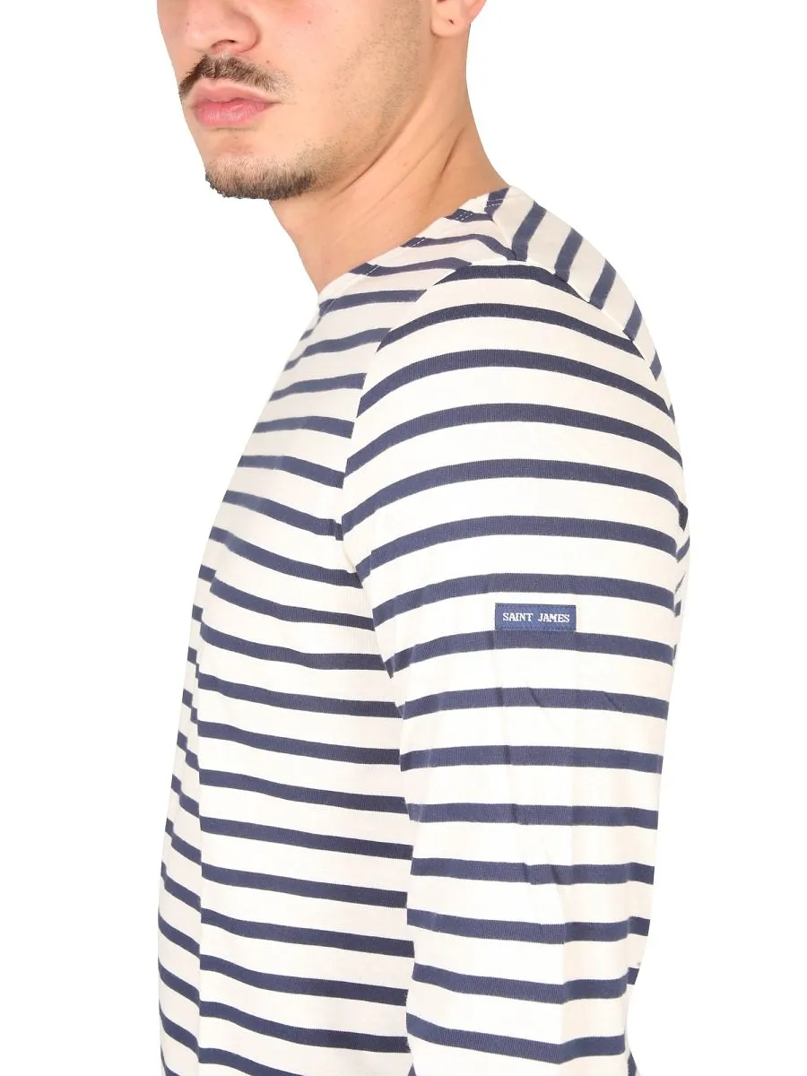Saint James Striped Crewneck T-Shirt