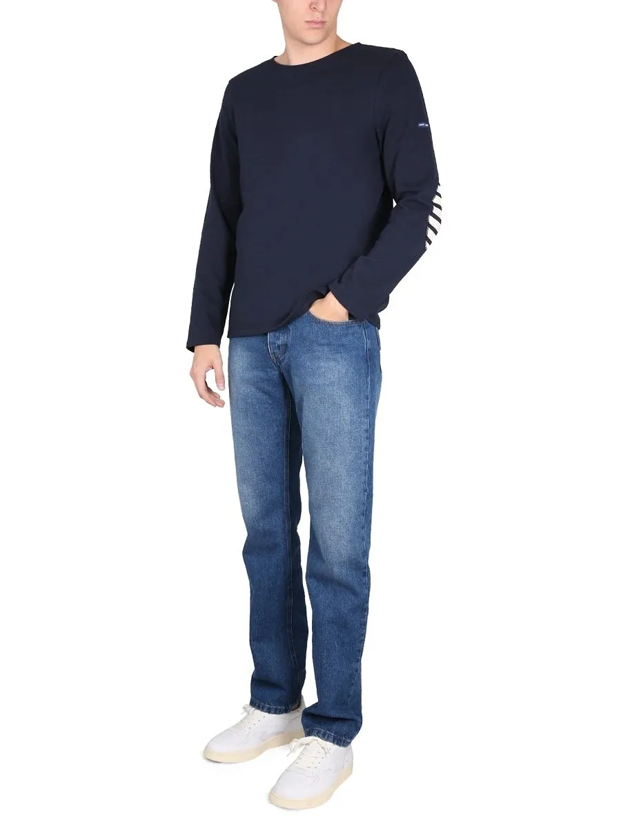 Saint James Striped Long Sleeved Jumper