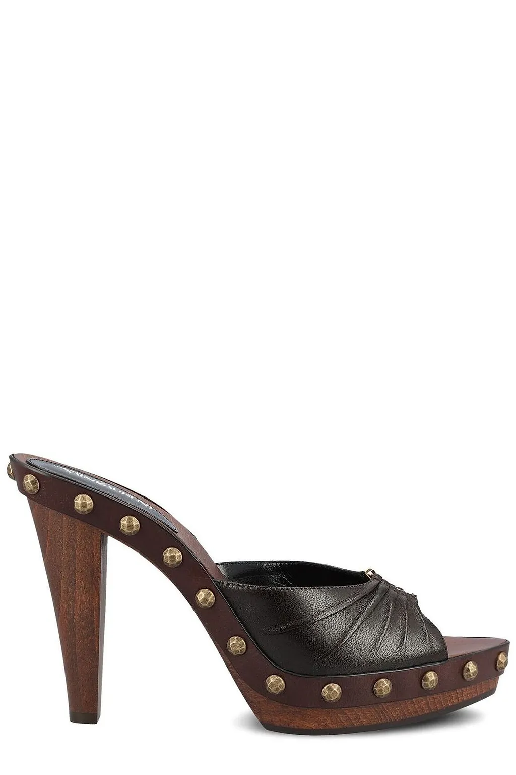 Saint Laurent Babylone Block Heel Clogs