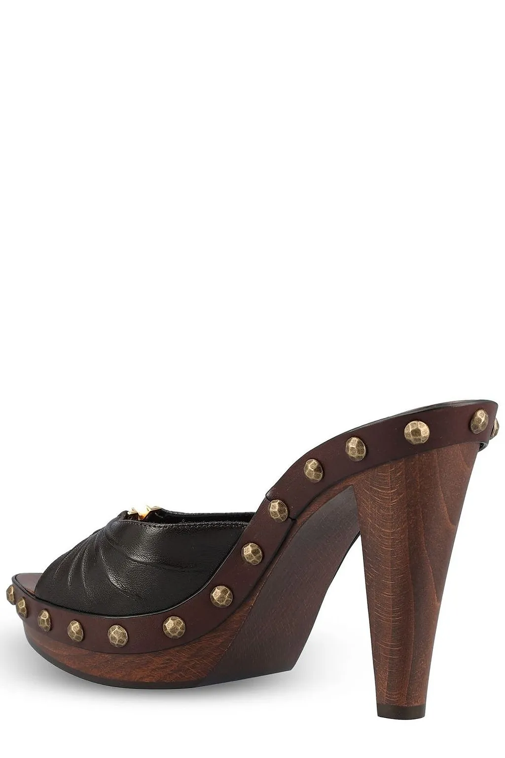Saint Laurent Babylone Block Heel Clogs