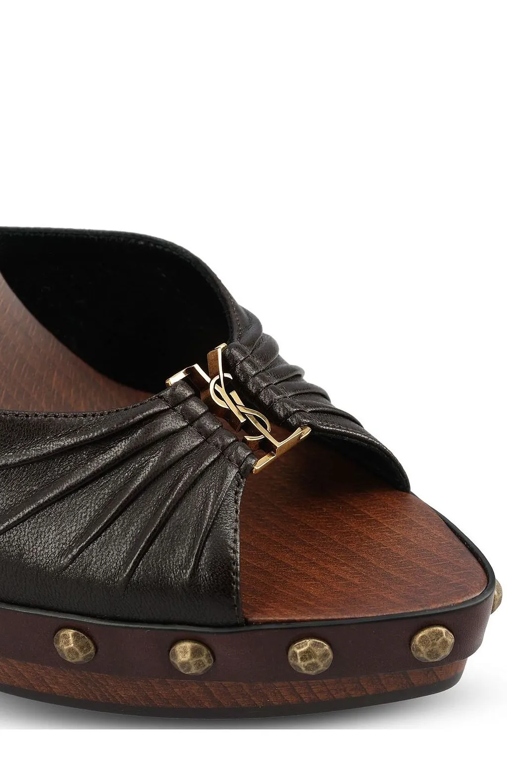 Saint Laurent Babylone Block Heel Clogs