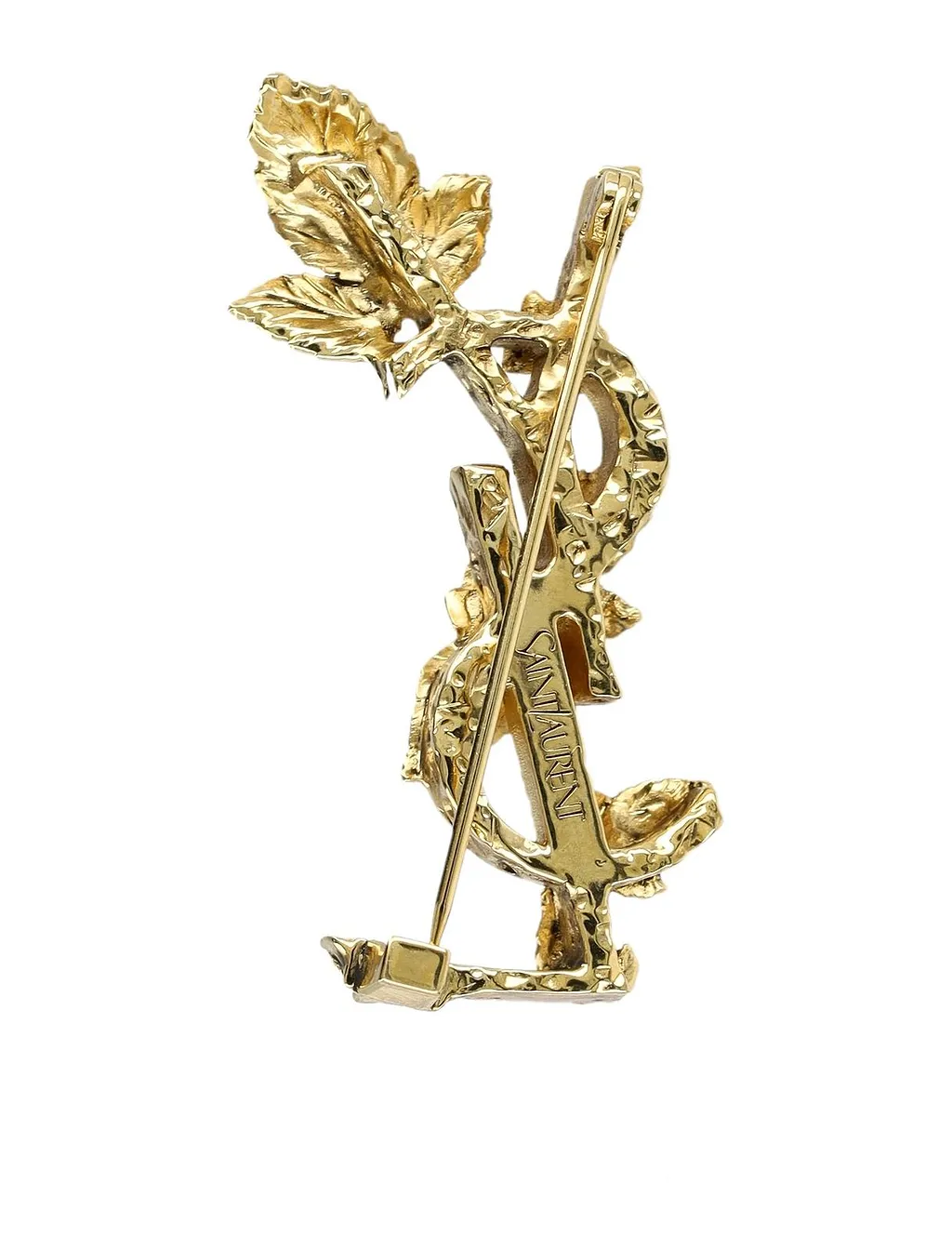 Saint Laurent Cassandre Hydrangea Brooch