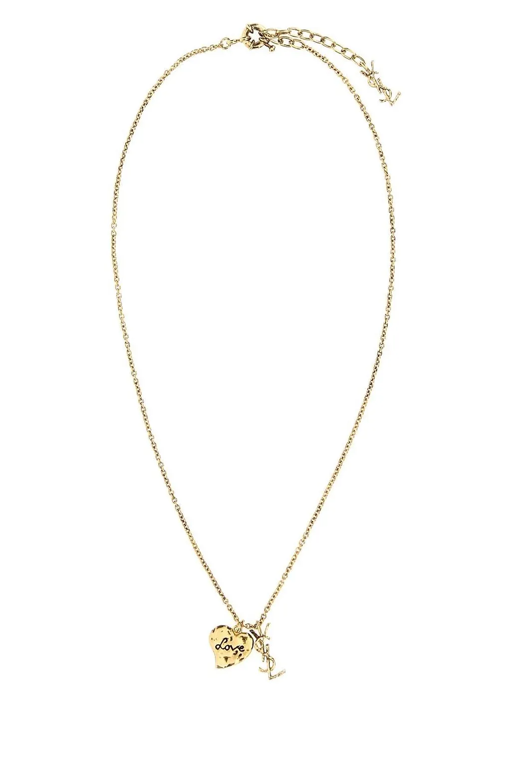 Saint Laurent Coeur Heart Charm Necklace