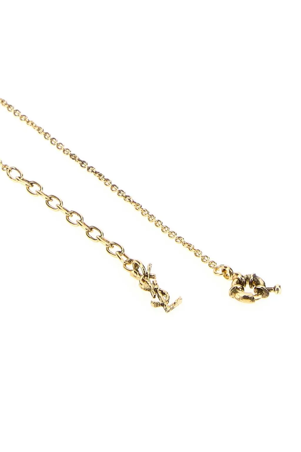 Saint Laurent Coeur Heart Charm Necklace