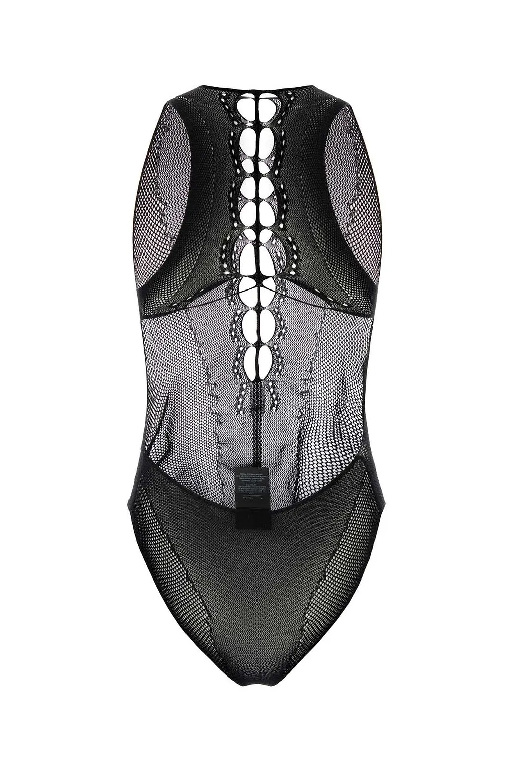 Saint Laurent Fishnet Sleeveless Jumpsuit