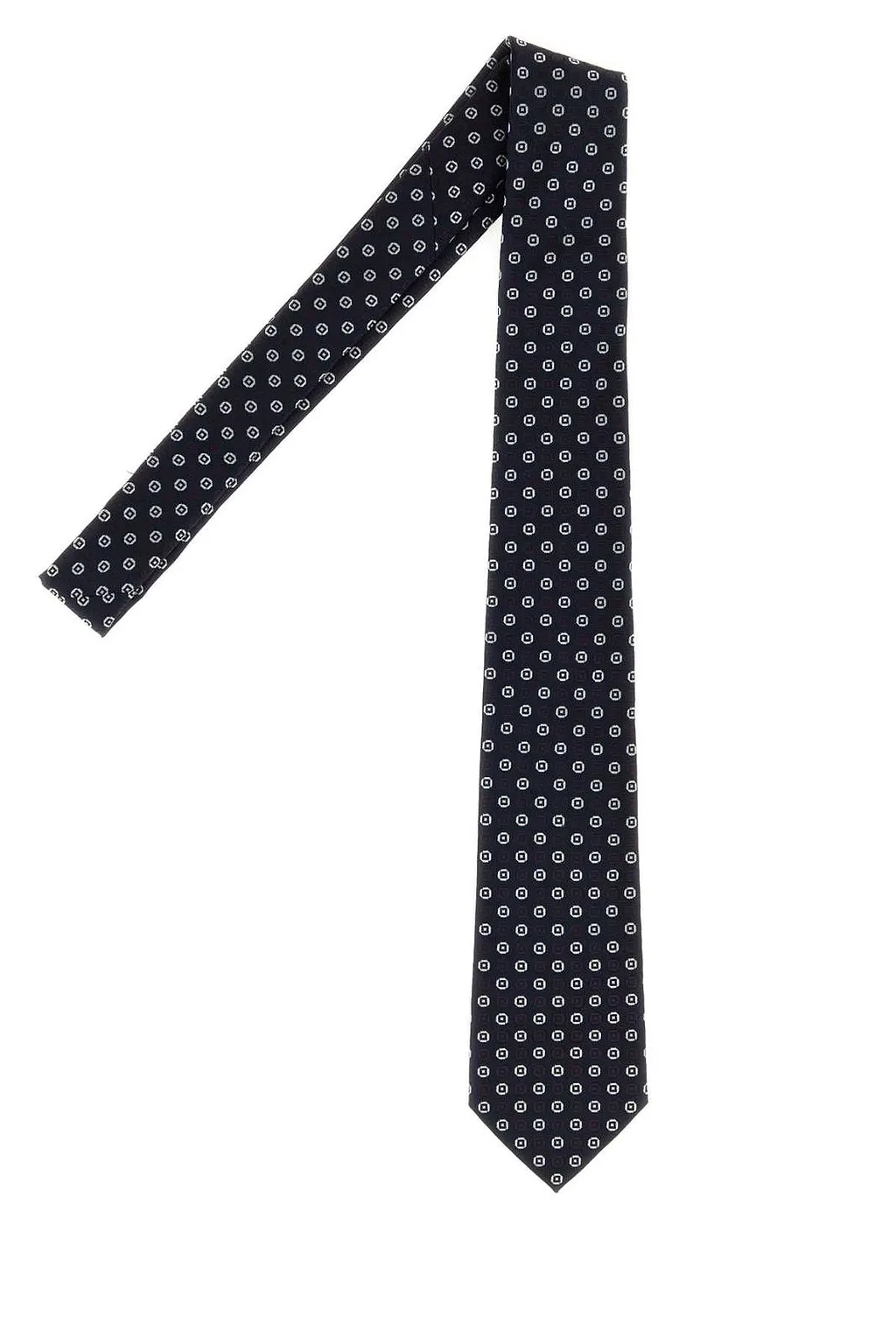 Saint Laurent Jacquard Motif Tie