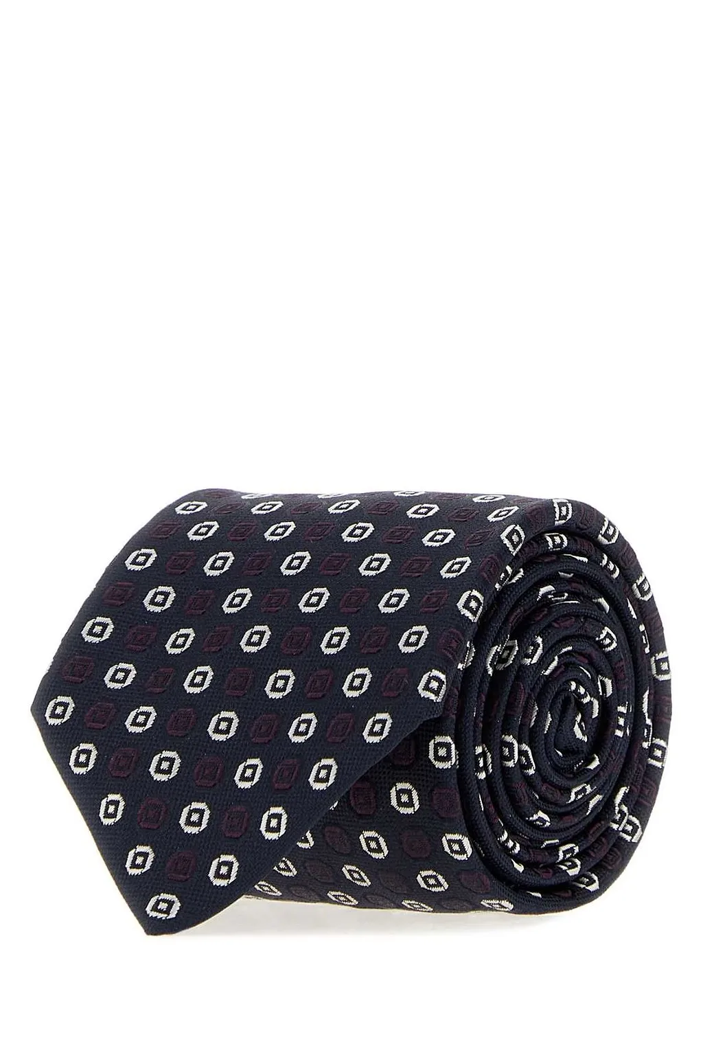 Saint Laurent Jacquard Motif Tie