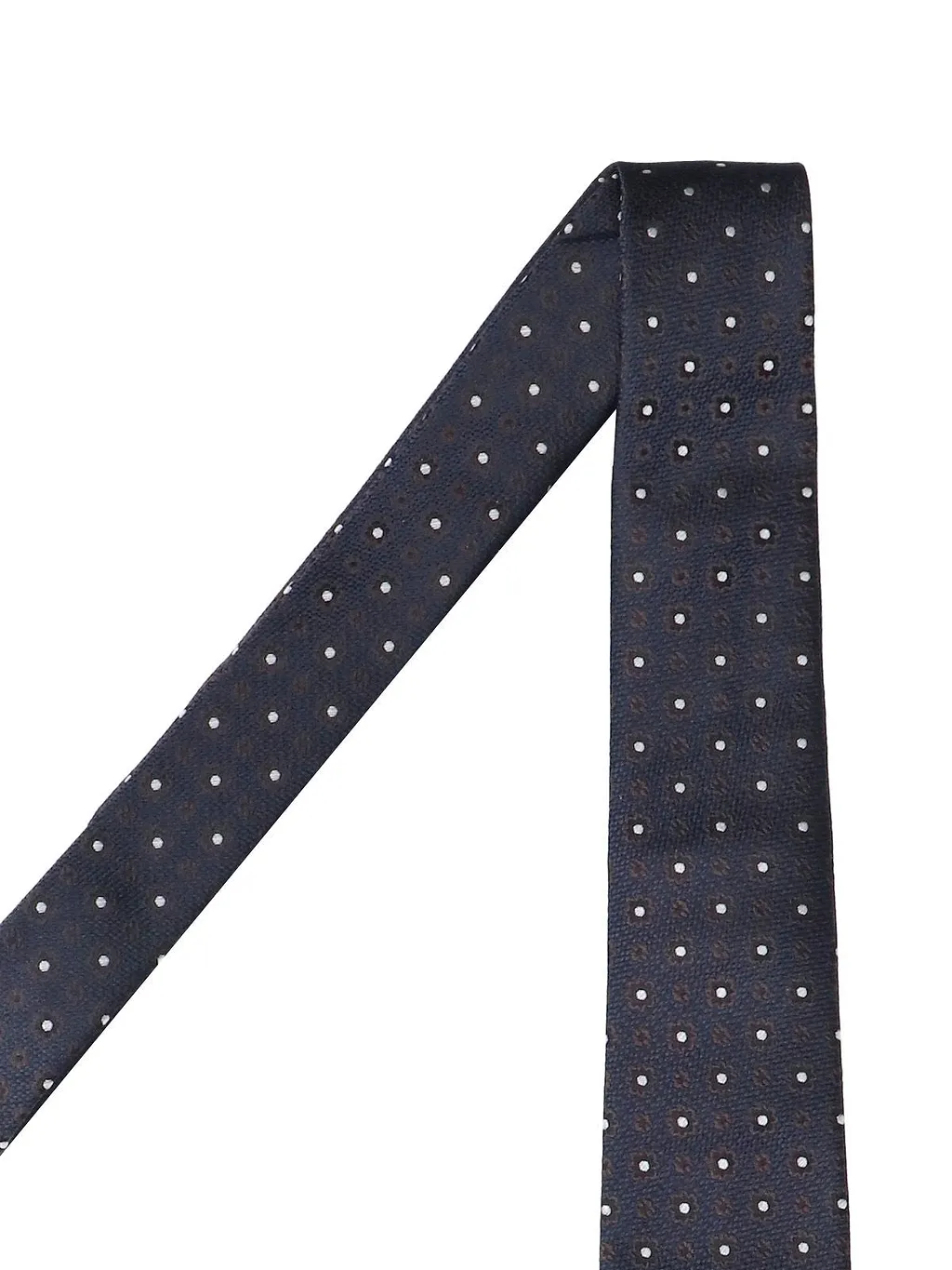 Saint Laurent Jacquard Tapered Tie