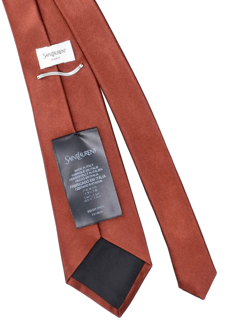 Saint Laurent Logo Patch Tie