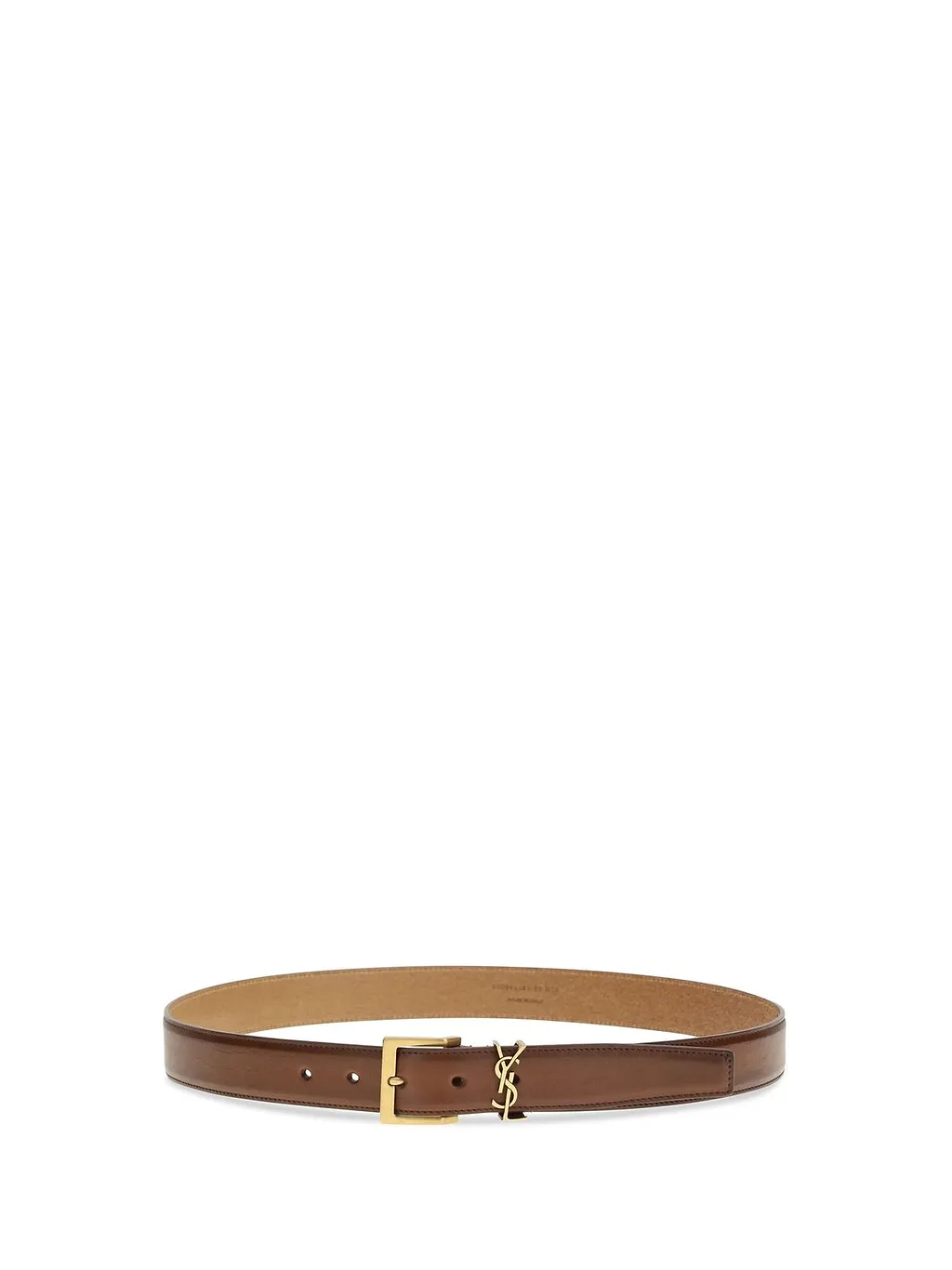 Saint Laurent Logo Plaque Belt