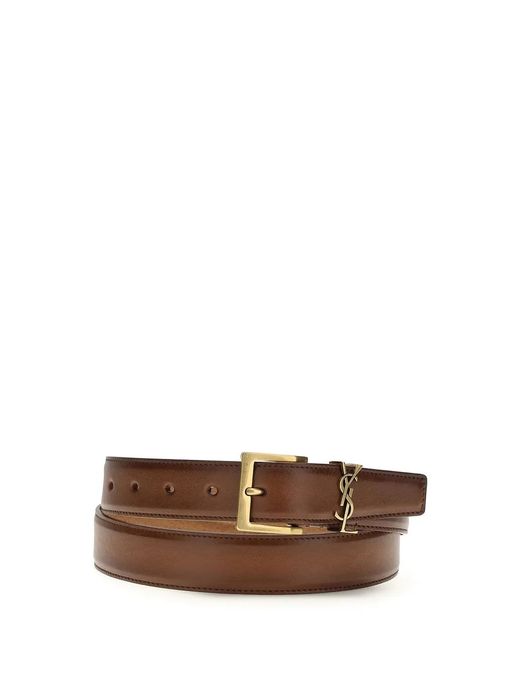 Saint Laurent Logo Plaque Belt