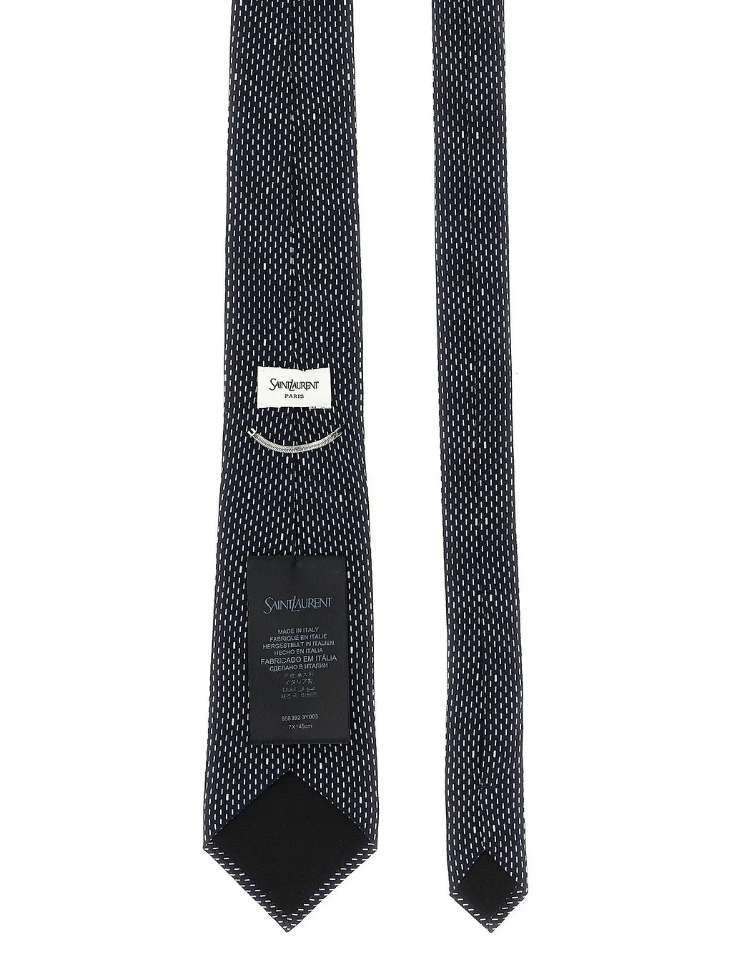 Saint Laurent Polka Dot Slim Tie