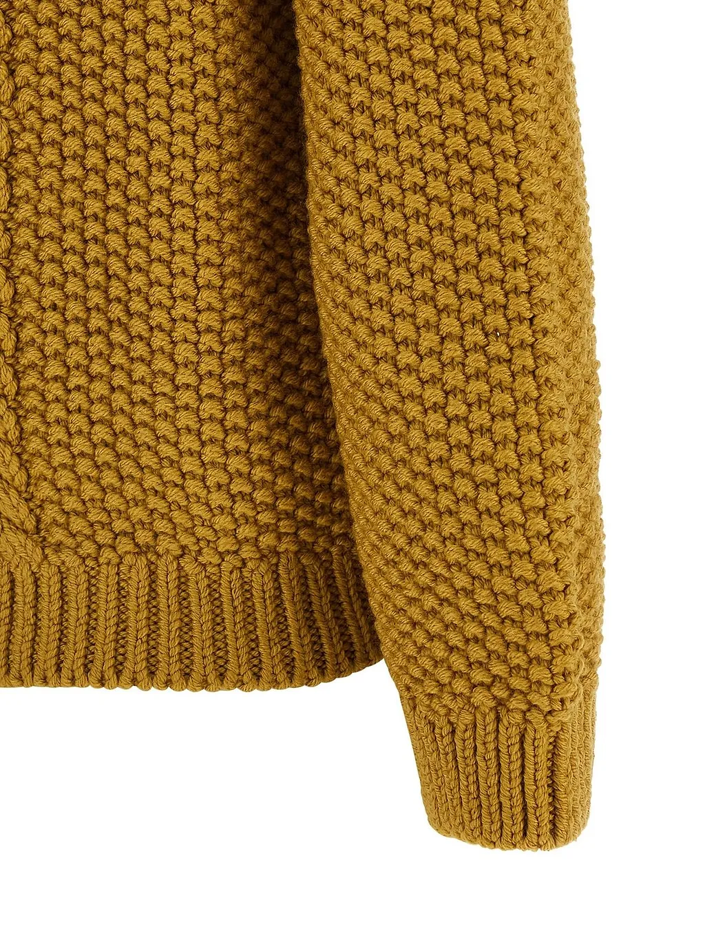 Saint Laurent Scoop-Neck Cable-Knit Jumper