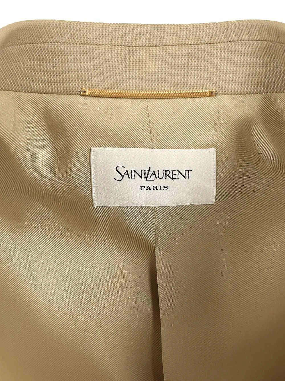 Saint Laurent Single-Breasted Long-Sleeved Jacket